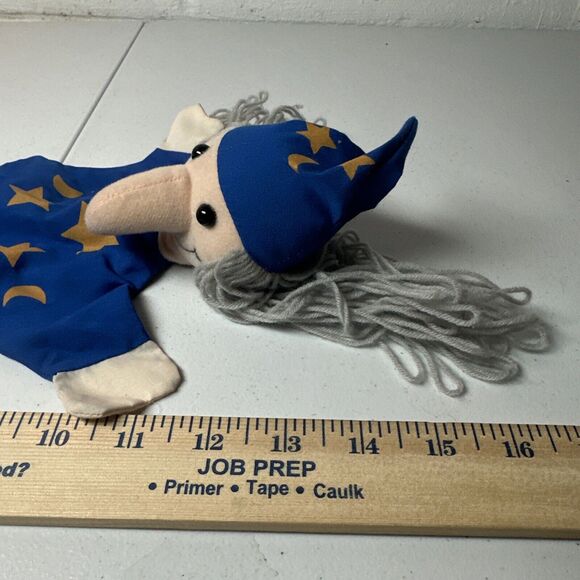 Timeless Toys Vintage Wizard Witch Hand Puppet Pretend Play Halloween P3 - Picture 6 of 10